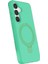 Samsung Galaxy S25 Regal Magsafe Standlı Kapak - YEŞIL-(5796) - CHT5774-9878 2