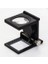 28X28 mm Katlanır Sayaçlı Metal Lüp, 2 LED Işıklı Büyüteç Tekstil TH9005A 1