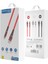 DC01 Süper Hızlı Micro USB Kablo 1m 2.4A - KIRMIZI-(5796) - CHT4601-2036 2