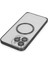 iPhone 15 Pro Max Kılıf Metal Bumper Magneticsafe Kapak - SIYAH-(5796) - CHT4238-1174 4