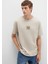 Baskılı Bej Tişört 0612837-70039 1