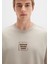 Baskılı Bej Tişört 0612837-70039 6