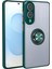Samsung Galaxy S25 Edge Kılıf Montreal Yüzüklü Silikon Kapak - YEŞIL-(5796) - MCT4068-3013 1