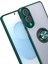 Samsung Galaxy S25 Edge Kılıf Montreal Yüzüklü Silikon Kapak - YEŞIL-(5796) - MCT4068-3013 2