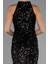 Halter Yaka Midi Pul Payet Abiye Elbise ABU5247 4