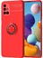 Samsung Galaxy M51 Kılıf Range Yüzüklü Silikon - KIRMIZI-(5796) - BKS6372-3153 1