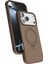 Apple iPhone 17 Pro Max Regal Magsafe Standlı Kapak - Çöl TITANYUM-(5796) - BKS5147-5368 1
