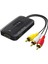 Av-Hdmı Uyumlu Video Dönüştürücü 1080P Rca Kablo Video Adaptör Kablosu Ses HDMI Uyumlu Dönüştürücü (Yurt Dışından) 3