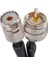 Pencere/kapı Düz ​​rf Koaksiyel Kablo PL295 Uhf Erkek To SO239 Uhf Kadın 50 Ohm Rf Coax Pigtail Uzatma Kablosu, 40CM (Yurt Dışından) 5