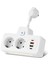 Ab Fiş Çıkış Power Strip Duvar Soketi Genişletme Fişi Pd Qc3.0 Hızlı Şarj Multitap USB Şarj Anahtarları (Beyaz) (Yurt Dışından) 1