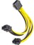 Cpu 8 Pin Dişi - Çift Pcıe 2x 8 Pin (4 &amp; 4) Anakart Güç Adaptörü Için Erkek Güç Adaptörü Ayırıcı Kablosu (Yurt Dışından) 4