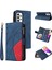 Samsung Galaxy A73 5g Için Flip Case, Manyetik Kapatmalı Fermuarlı Cüzdan Kılıfı, 9 Kartlık ve Bileklik (Yurt Dışından) 1