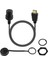 HDMI Uyumlu Erkek-Kadın Uzatma Kablosu HDMI Uygun Flush Montaj Kablosu Araç Teknesi Motosiklet Gösterge Tablosu 1 M (Yurt Dışından) 1