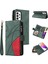 Samsung Galaxy A73 5g Için Flip Case, Manyetik Kapatmalı Fermuarlı Cüzdan Kılıfı, 9 Kartlık ve Bileklik (Yurt Dışından) 1