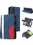 Samsung Galaxy A52S 5g Için Flip Case, Manyetik Kapatmalı Fermuarlı Cüzdan Kılıfı, 9 Kartlık ve Bileklik (Yurt Dışından) 1