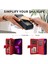 Oneplus 10T Için Flip Case, Manyetik Kapatmalı Fermuarlı Cüzdan Kılıfı, 9 Kartlık ve Bileklik (Yurt Dışından) 4