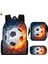 Futbol Yıldızı Messi Baskılı Sırt Çantası Üç Parçalı Çocuk Okul Çantası Ilkokul Çizgi Film Sırt Çantası (Yurt Dışından) 1