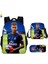 Futbol Yıldızı Messi Baskılı Sırt Çantası Üç Parçalı Çocuk Okul Çantası Ilkokul Çizgi Film Sırt Çantası (Yurt Dışından) 1