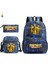 CR7C Luo Sırt Çantası Spor Çevresel Baskılı Sırt Çantası Çocuk Öğrenci Okul Çantası Omuz Çantası Kalem Çantası Üç Parçalı Set (Yurt Dışından) 1
