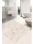 Dijital Baskı Çizgili Desen Kaymaz Taban 2li Set Banyo Paspası Klozet Takımı (50x60cm-60x100cm) 1