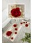 Dijital Baskı Gül Desen Kaymaz Taban 2li Set Banyo Paspası Klozet Takımı (50X60CM-60X100CM) 3