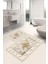 Dijital Baskı Klasik Desen Kaymaz Taban 2li Set Banyo Paspası Klozet Takımı (50x60cm-60x100cm) 1