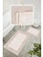 Dijital Baskı Çerçeveli Kaymaz Taban 2li Set Banyo Paspası (50x60cm-60x100cm) 3
