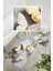 Dijital Baskı Kelebek Desen Kaymaz Taban 2li Set Banyo Paspası Klozet Takımı (50X60CM-60X100CM) 3