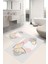 Dijital Baskı Kelebek Desenli Kaymaz Taban 2li Set Banyo Paspası Klozet Takımı (50x60cm-60x100cm) 1