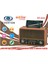 Rt-834 Bluetooth Radyo-TF card-usb-Kumandalı Nostaljik Radyo Solar Güneş Panelli 3