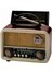 RT-827 Bluetooth-USB-SD-FM Şarjlı Nostaljik Radyo (Solar Güneş Panelli) 1