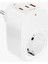 Tekli Yüksek Voltaj Korumalı Duvar Prizi 2x Type-C 1x USB Çıkışlı Priz Grup Priz Çoğaltıcı Beyaz 1