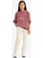 Kız Çocuk Oversize Geniş Kalıp Kapüşonlu Sırt Baskılı Sweatshirt F2794A825AU 2