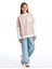 Lcw Kids Pembe Bisiklet Yaka Kız Çocuk Kalın Sweatshirt 2