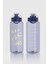 Saga Loop Yazı Desenli 1000 ml Tritan Matara 912138 Mavi 2
