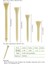100PCS Golf Tee Bambu Tee Golf Topları Tutucu, Golf Top Çivileri Tee Top Pim Tırnak Tekme 42MM (Yurt Dışından) 2