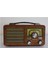 RT-755 Bluetooth Fm-Usb-Tf-Aux Şarjlı Nostaljik Radyo 4