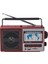 Rt-41 Fm-Usb-TfCard-mp3 Bluetooth Şarjlı Nostaljik Radyo 2