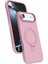 Apple iPhone 17 Air Regal Magsafe Standlı Kapak - Açık PEMBE-(5796) - BKS1544-2017 1
