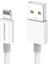 DC79 1m 3A USB To Lightning Hızlı Şarj Kablo - BEYAZ-(5796) - TGZ6907-1519 1