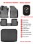 Citroen C4 2024 Sonrası Mhev (Alt) 3D Araca Özel Paspas ve Bagaj Havuzu Set Bmy 1