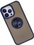 iPhone 13 Pro Kılıf Montreal Yüzüklü Silikon Kapak - LACIVERT-(5796) - MCT9563-8314 2