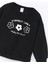Lcw Kids Siyah Bisiklet Yaka Kalın Baskılı Kız Çocuk Sweatshirt 2