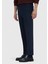 Lacivert Düz Dokuma Modern Fit Casual Pantolon 3