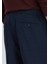 Lacivert Düz Dokuma Modern Fit Casual Pantolon 5