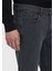 Antrasit Düz Slim Fit Denim Pamuk Karışımlı Pantolon 3