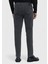 Antrasit Düz Slim Fit Denim Pamuk Karışımlı Pantolon 5