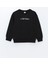 Lcw Kids Siyah Bisiklet Yaka Kız Çocuk Kalın Sweatshirt 1