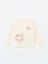 Lcw Kids Bej Bisiklet Yaka Kız Çocuk Kalın Sweatshirt 1