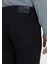 Siyah Düz Slim Fit Denim Pamuk Karışımlı Pantolon 4